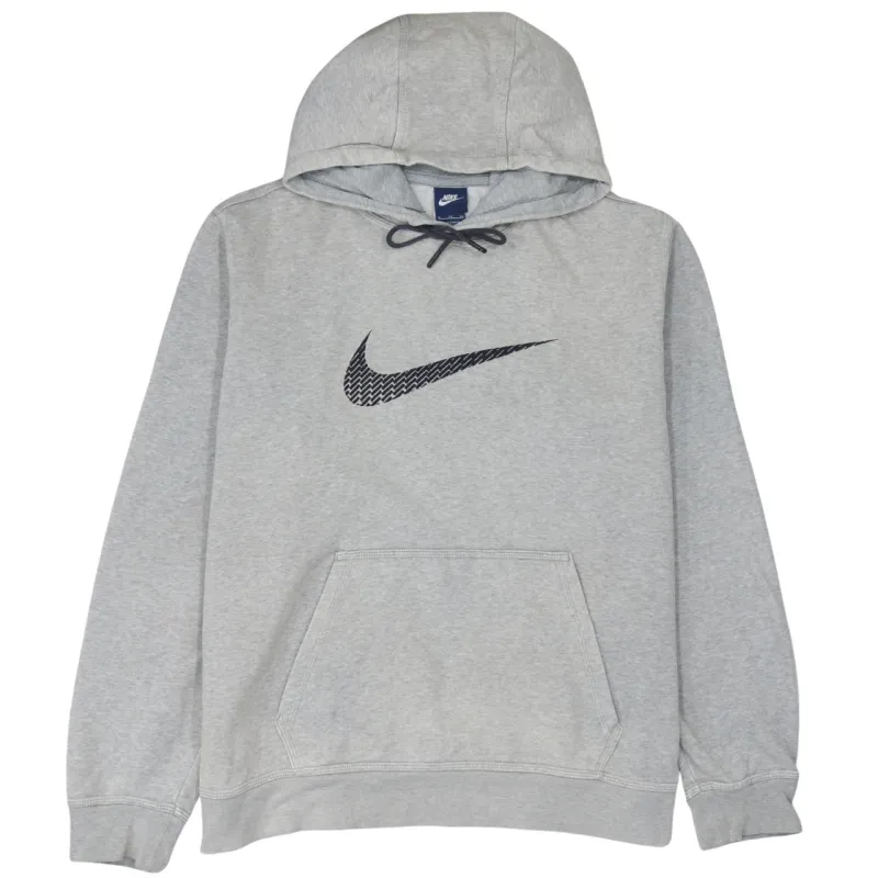 Nike 90's Center Middle Swoosh Pullover Hoodie XLarge Grey sold by Vintage Club