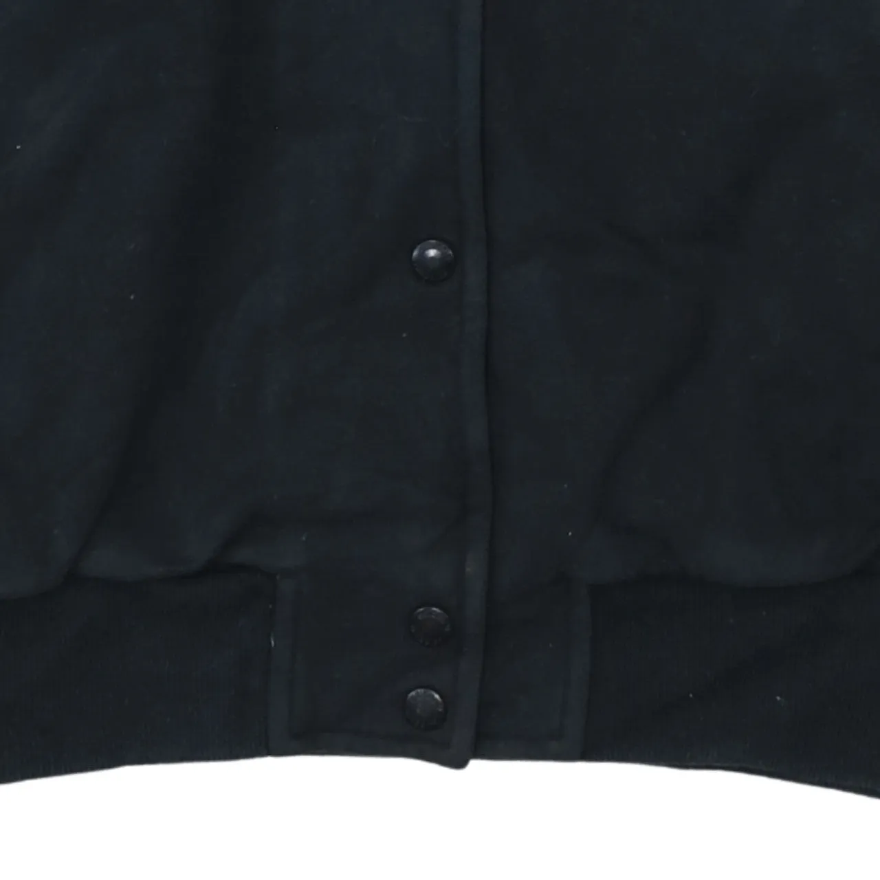 Adidas 90's Lightweight Button Up Sweatshirt Large Black sold by Vintage Club product image thumbnail 4