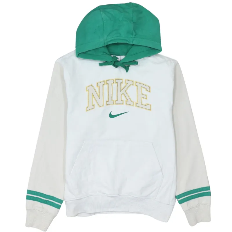 Nike 90's Center Middle Swoosh Pullover Hoodie XSmall Green sold by Vintage Club