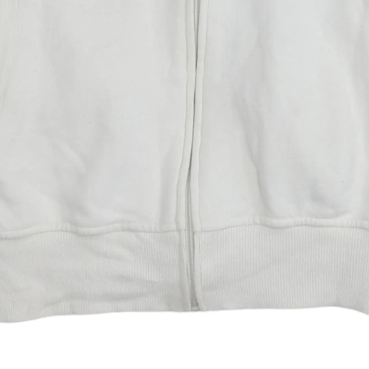 Ellesse 90's Lightweight Full Zip Up Hoodie Medium Beige Cream sold by Vintage Club product image thumbnail 4