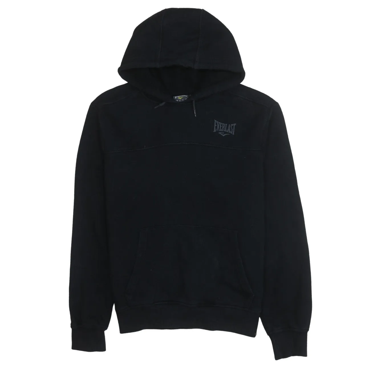 90's Drawstring Pockets Pullover Hoodie Large Black sold by Vintage Club