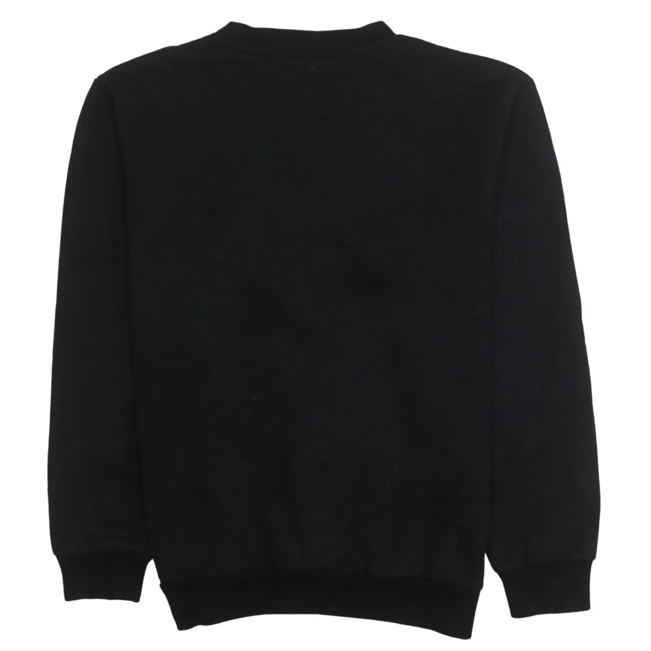 Lonsdale Black Sweatshirt Men's XLarge Embossed Front Logo Ribbed Cuffs Crewneck Pullover sold by Vintage Club product image thumbnail 2