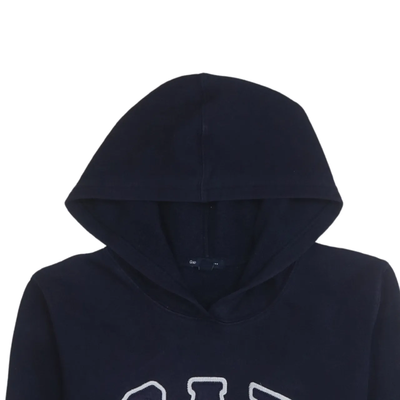Gap 90's Spellout Pullover Hoodie Large Navy Blue sold by Vintage Club product image thumbnail 3