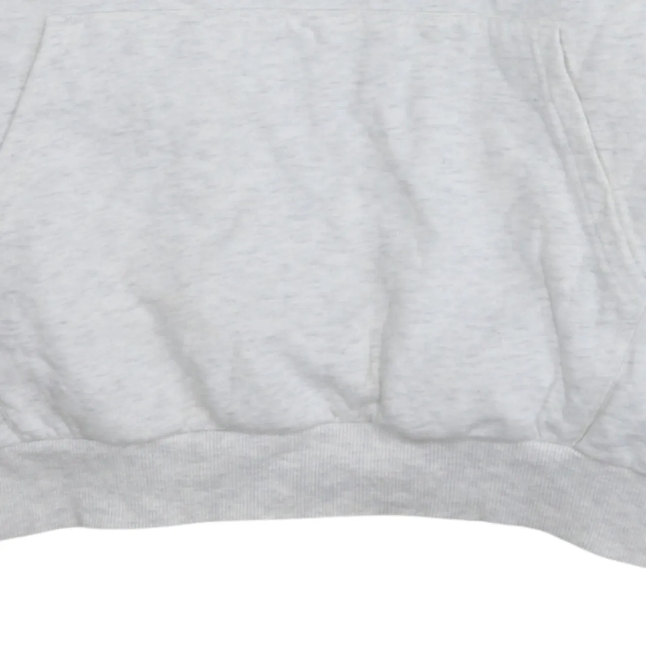 Ellesse Light Grey Hoodie Women's UK 14 Printed Logo Front Pouch Ribbed Hem Sweatshirt sold by Vintage Club product image thumbnail 4