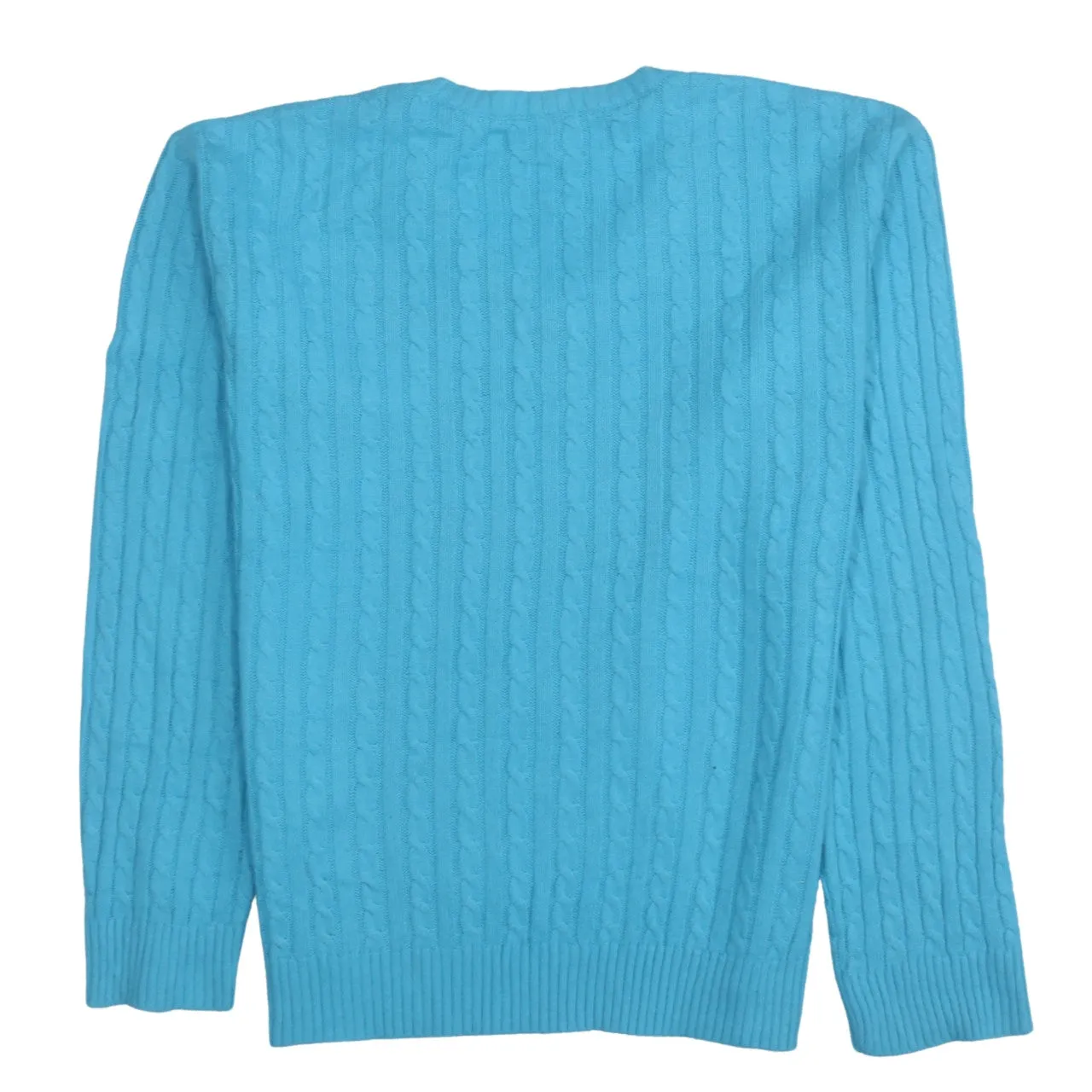 Lacoste 90's Lightweight V Neck Sweatshirt XXLarge (2XL) Blue sold by Vintage Club product image thumbnail 2