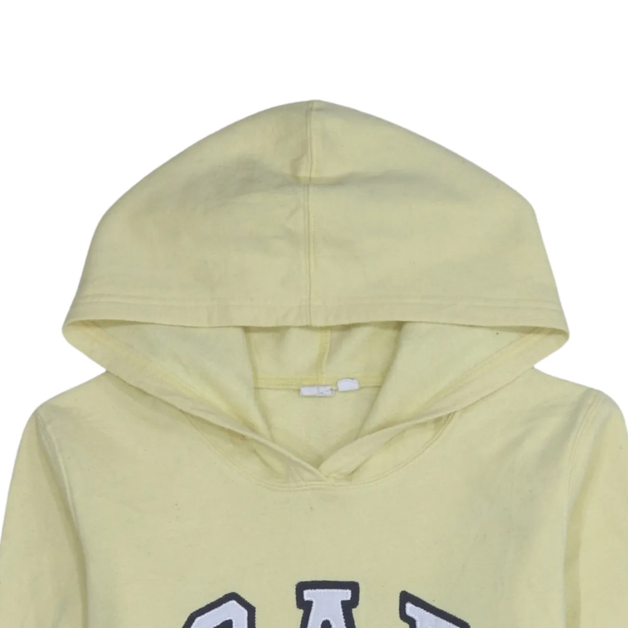 Gap 90's Spellout Pullover Hoodie Medium Yellow sold by Vintage Club product image thumbnail 3