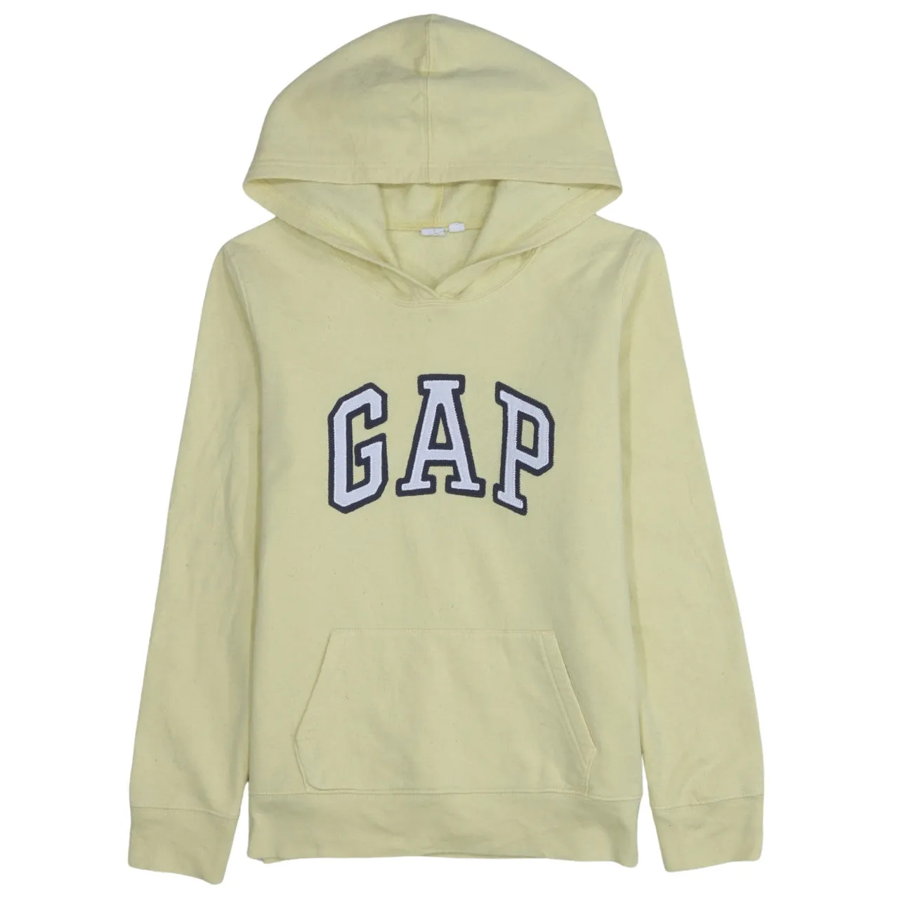 Gap 90's Spellout Pullover Hoodie Medium Yellow sold by Vintage Club