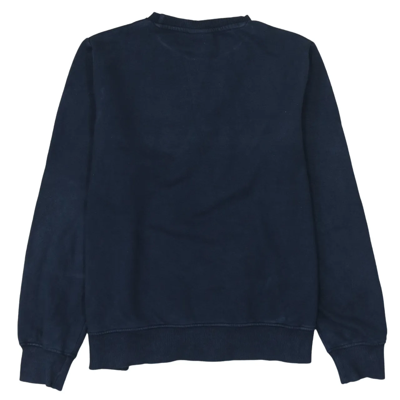 Ellesse Navy Blue Sweatshirt Women's XLarge Embroidered Logo Stripe Sleeves Crewneck Pullover sold by Vintage Club product image thumbnail 2