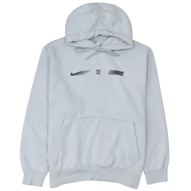 Nike 90's Swoosh Pullover Hoodie Large White sold by Vintage Club