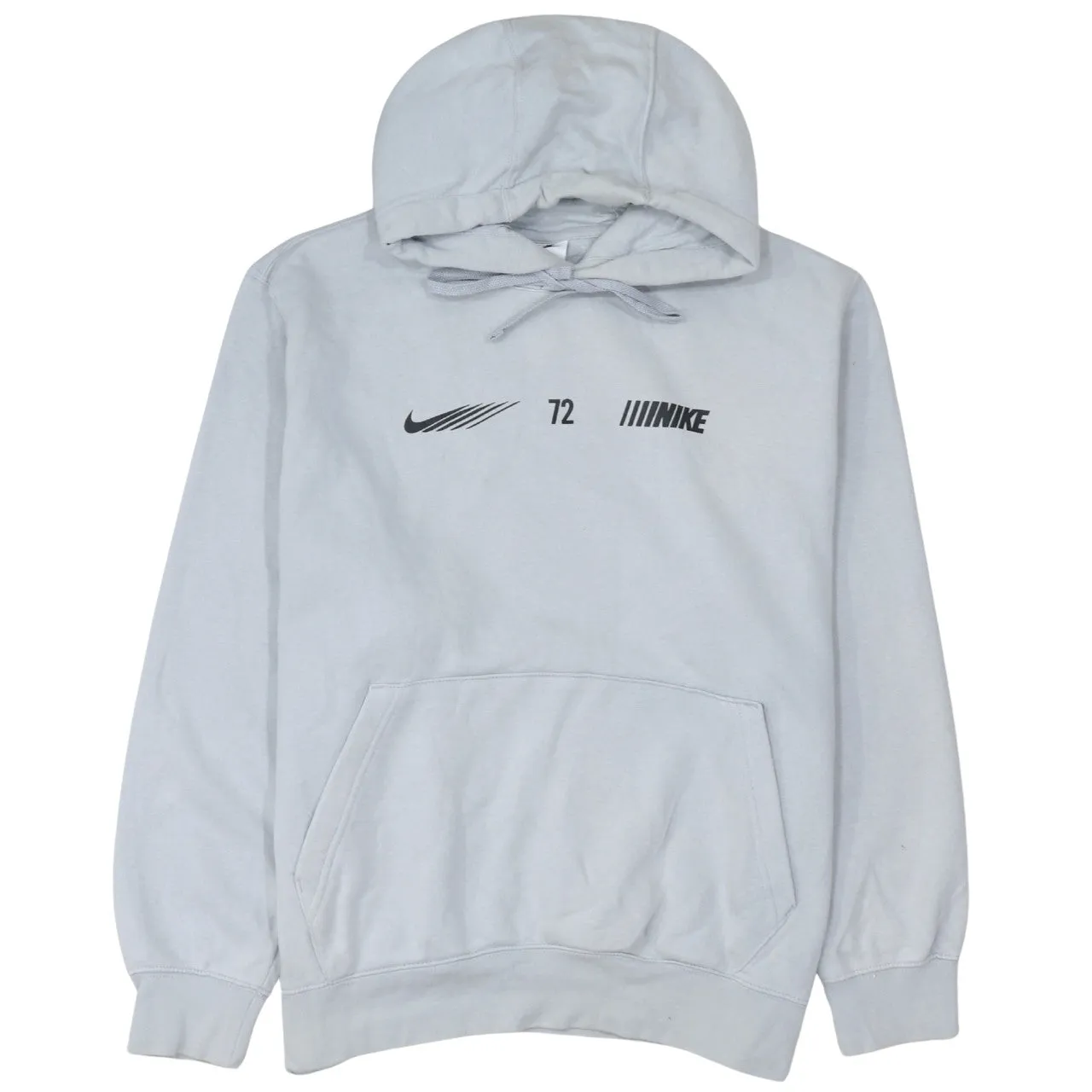 Nike 90's Swoosh Pullover Hoodie Large White sold by Vintage Club