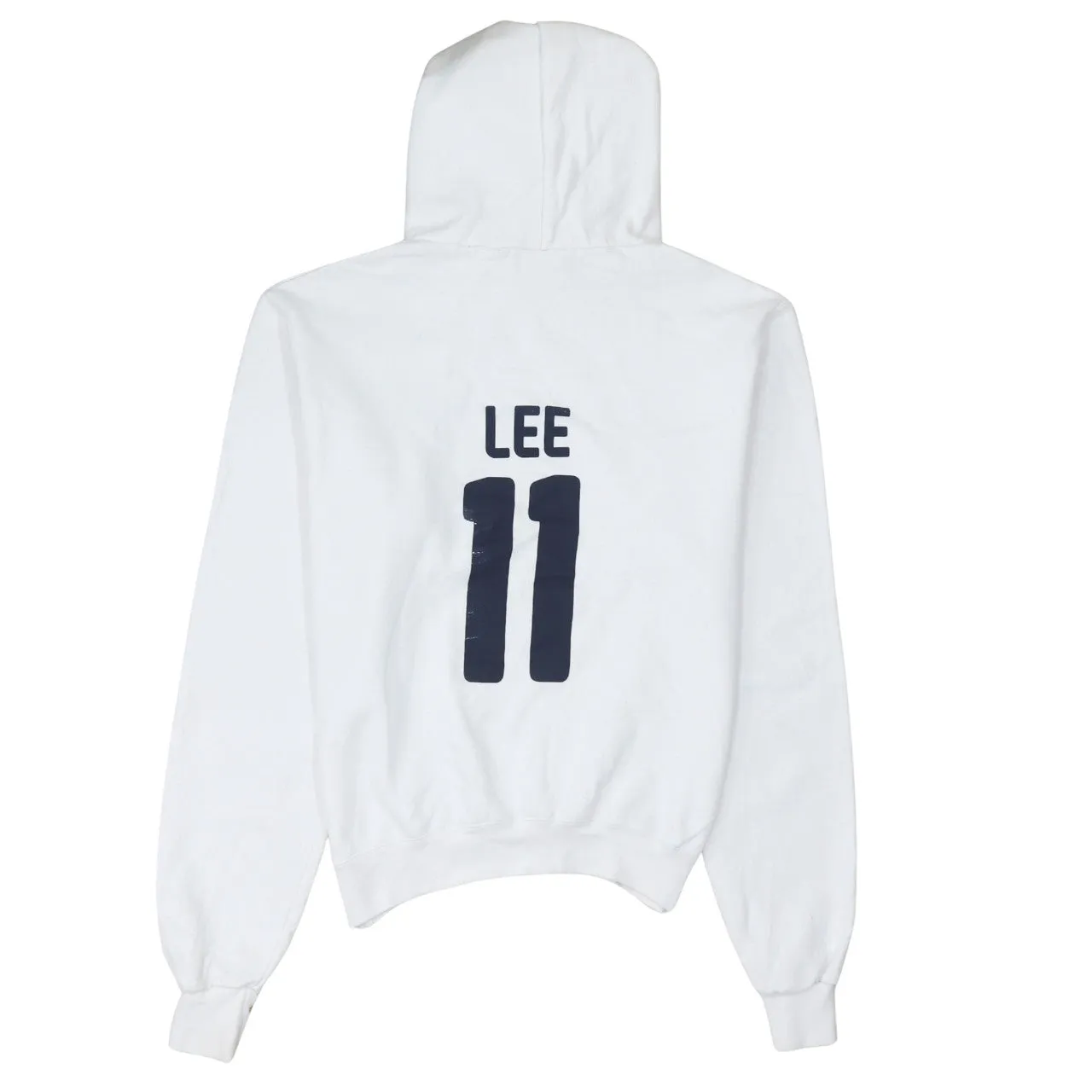 Champion White Hoodie Men's Small Printed LFG Lacrosse Graphic Number 11 Sweatshirt sold by Vintage Club product image thumbnail 2