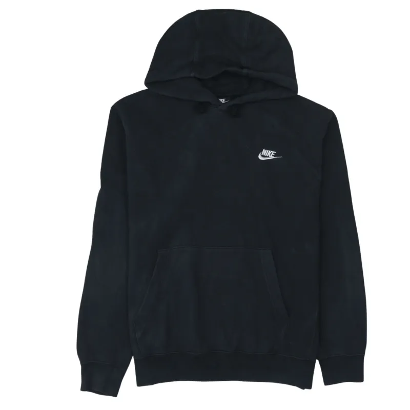 Nike 90's Swoosh Pullover Hoodie Small Black sold by Vintage Club