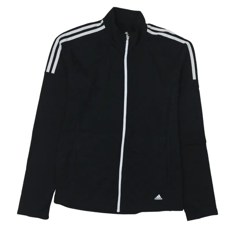 Adidas 90's Plain Full Zip Up Sweatshirt Large Black sold by Vintage Club