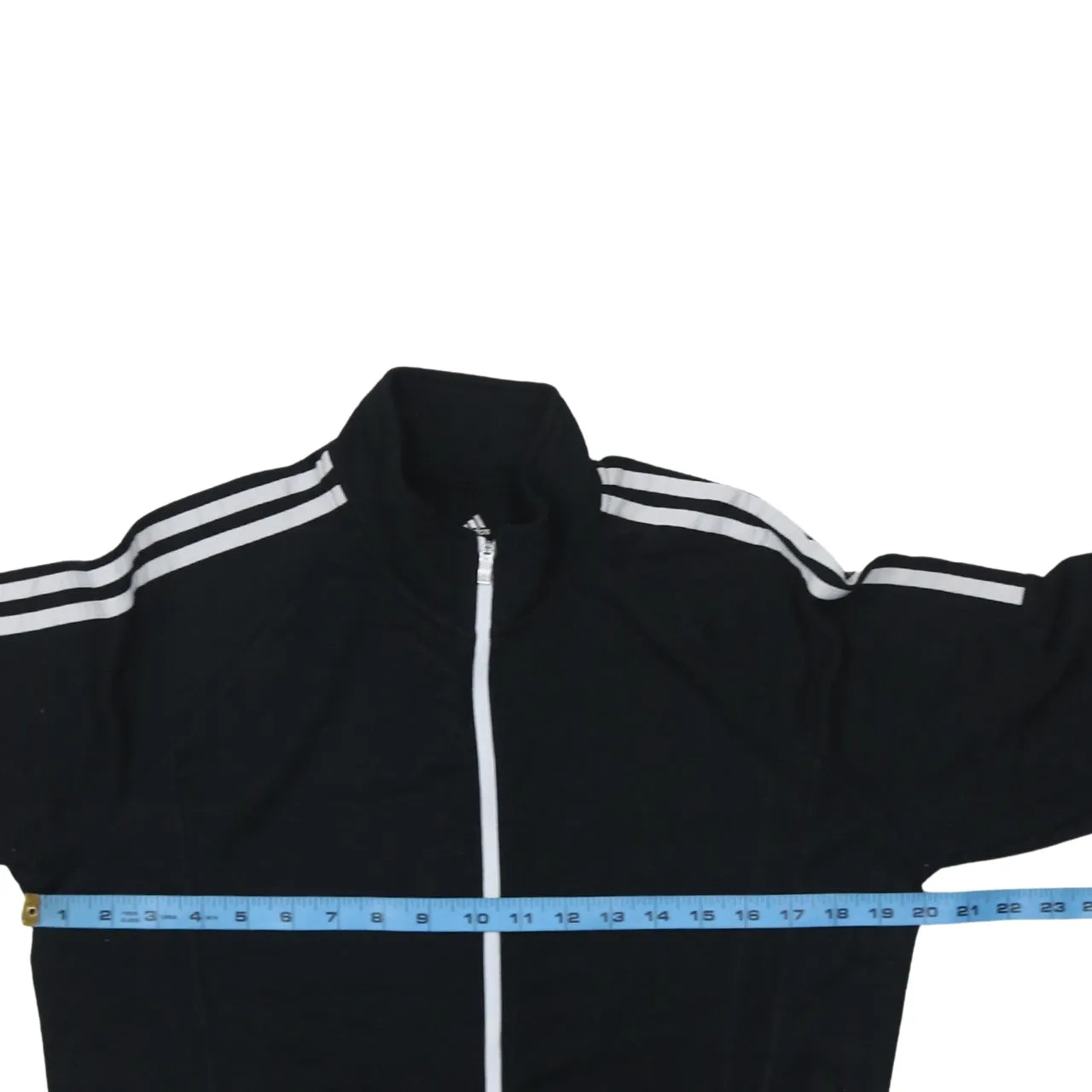 Adidas 90's Plain Full Zip Up Sweatshirt Large Black sold by Vintage Club product image thumbnail 5