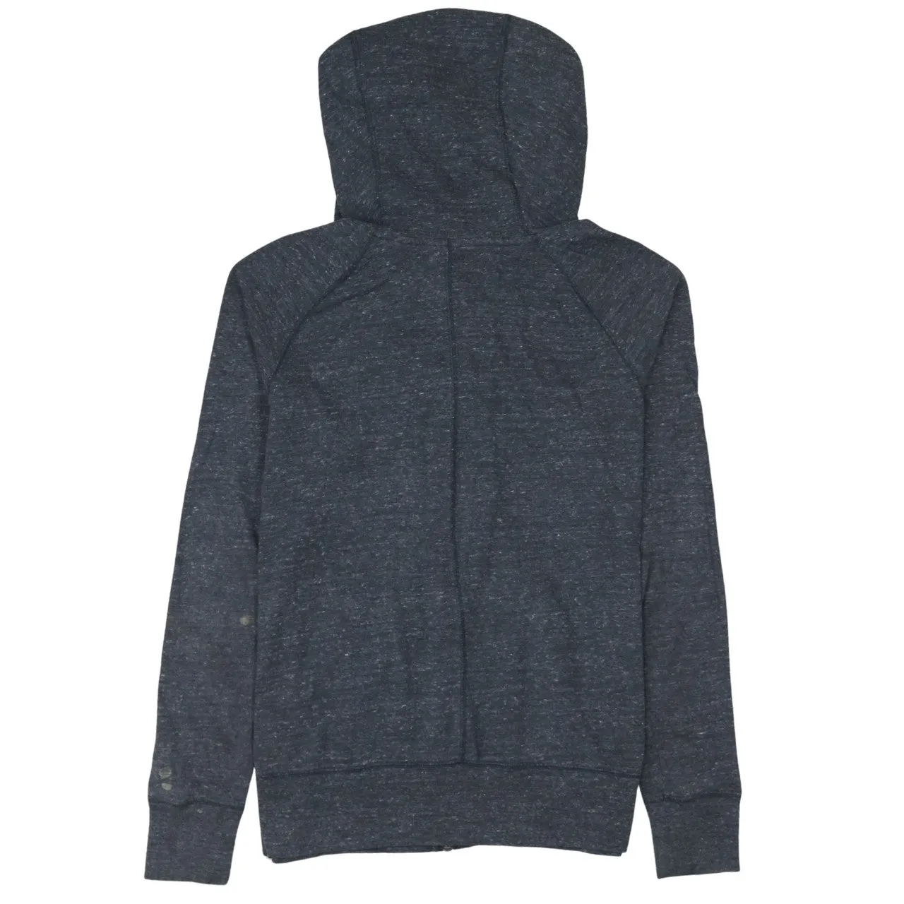 Nike Dark Heather Grey Full Zip Hoodie Men's Medium Printed Chest Logo Split Pocket Sweatshirt sold by Vintage Club product image thumbnail 2