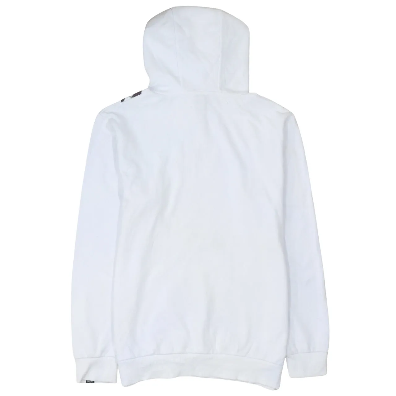 Ellesse White Hoodie Men’s Medium All Over Logo Print Drawstring Hood Front Pocket Sweatshirt sold by Vintage Club product image thumbnail 2