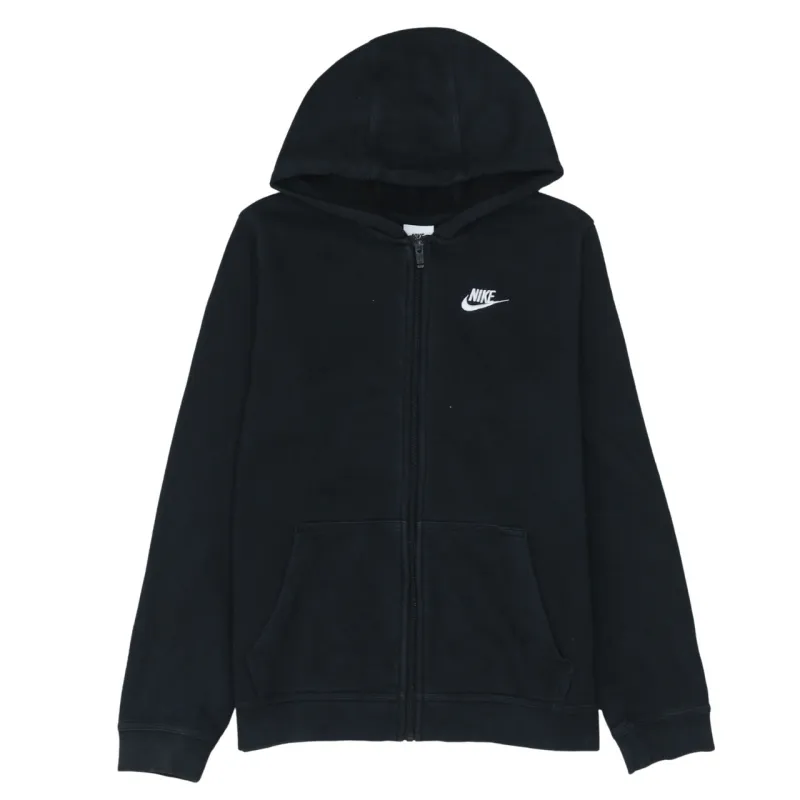 Nike 90's Swoosh Full Zip Up Hoodie XLarge Black made by Nike
