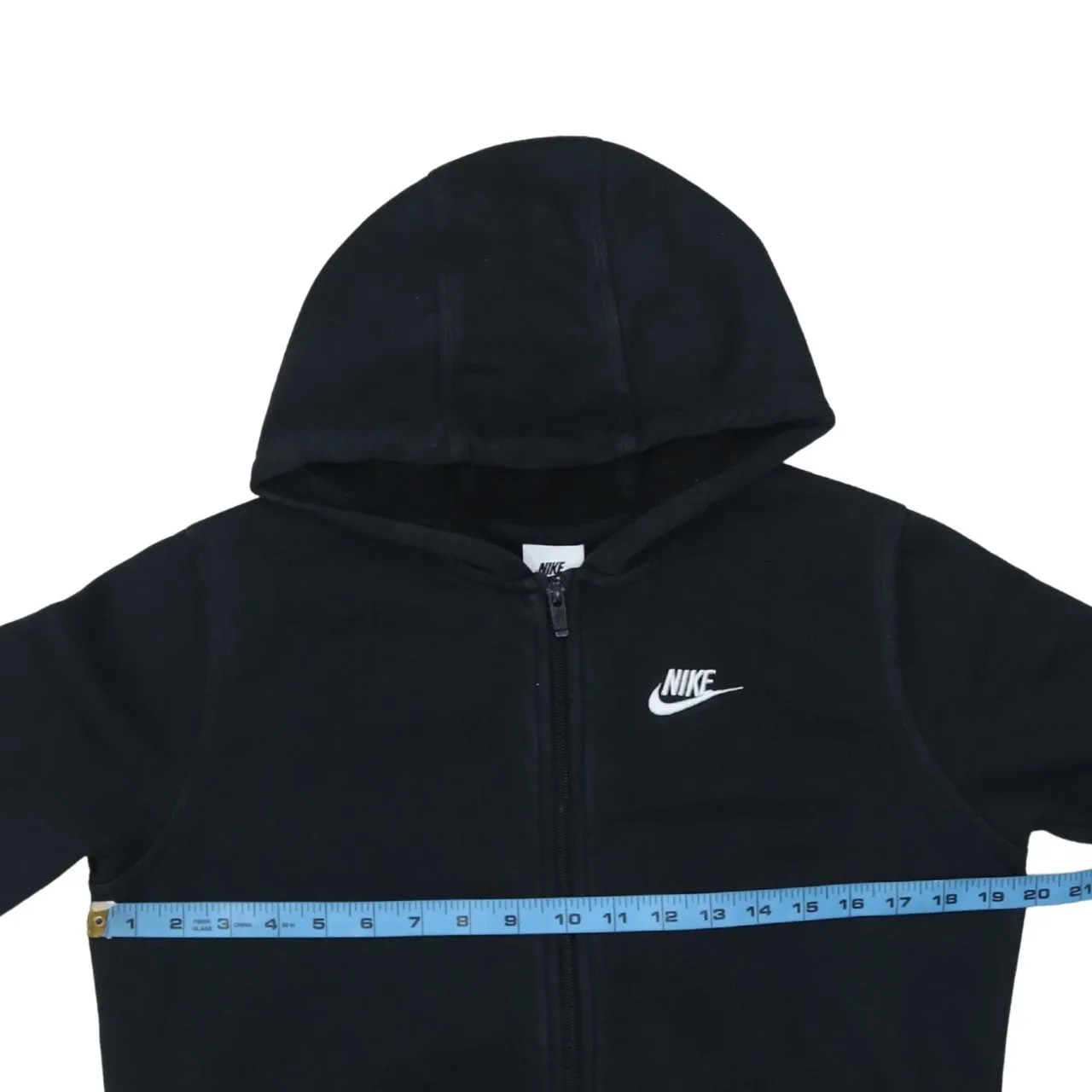 Nike 90's Swoosh Full Zip Up Hoodie XLarge Black sold by Vintage Club product image thumbnail 5