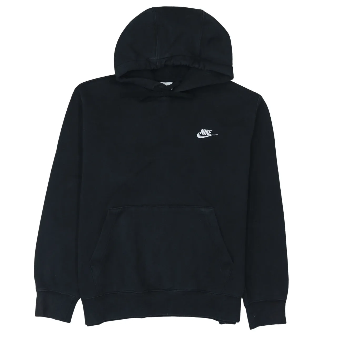Nike 90's Swoosh Pullover Hoodie Medium Black sold by Vintage Club