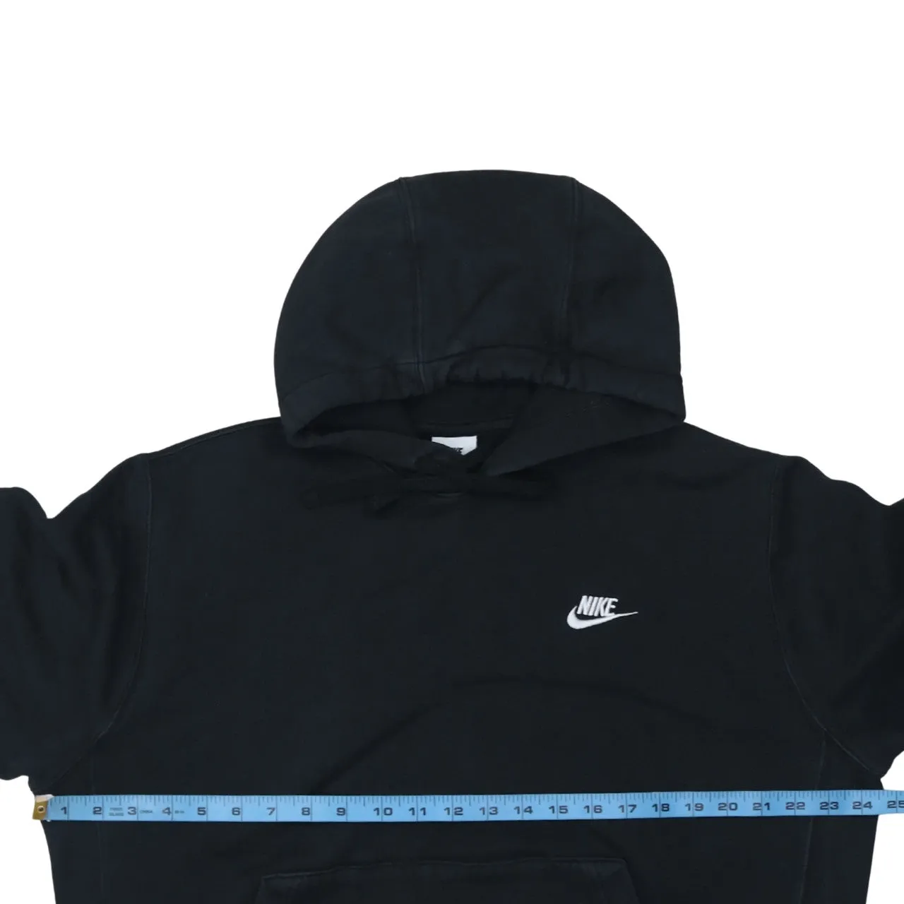 Nike 90's Swoosh Pullover Hoodie Medium Black sold by Vintage Club product image thumbnail 5