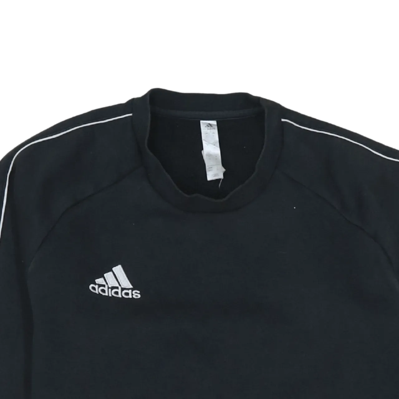 Adidas 90's Lightweight Crew Neck Sweatshirt Medium Black sold by Vintage Club product image thumbnail 3