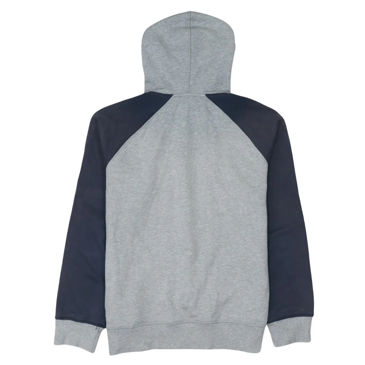 Penguin Grey Full Zip Hoodie Women’s Large Navy Raglan Sleeves Embroidered Logo Sweatshirt sold by Vintage Club product image thumbnail 2