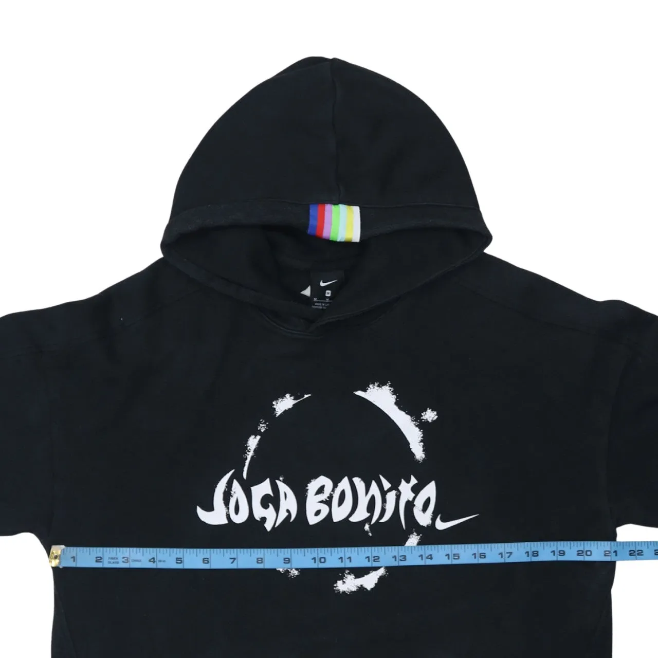 Nike 90's Swoosh Pullover Hoodie Medium Black sold by Vintage Club product image thumbnail 5