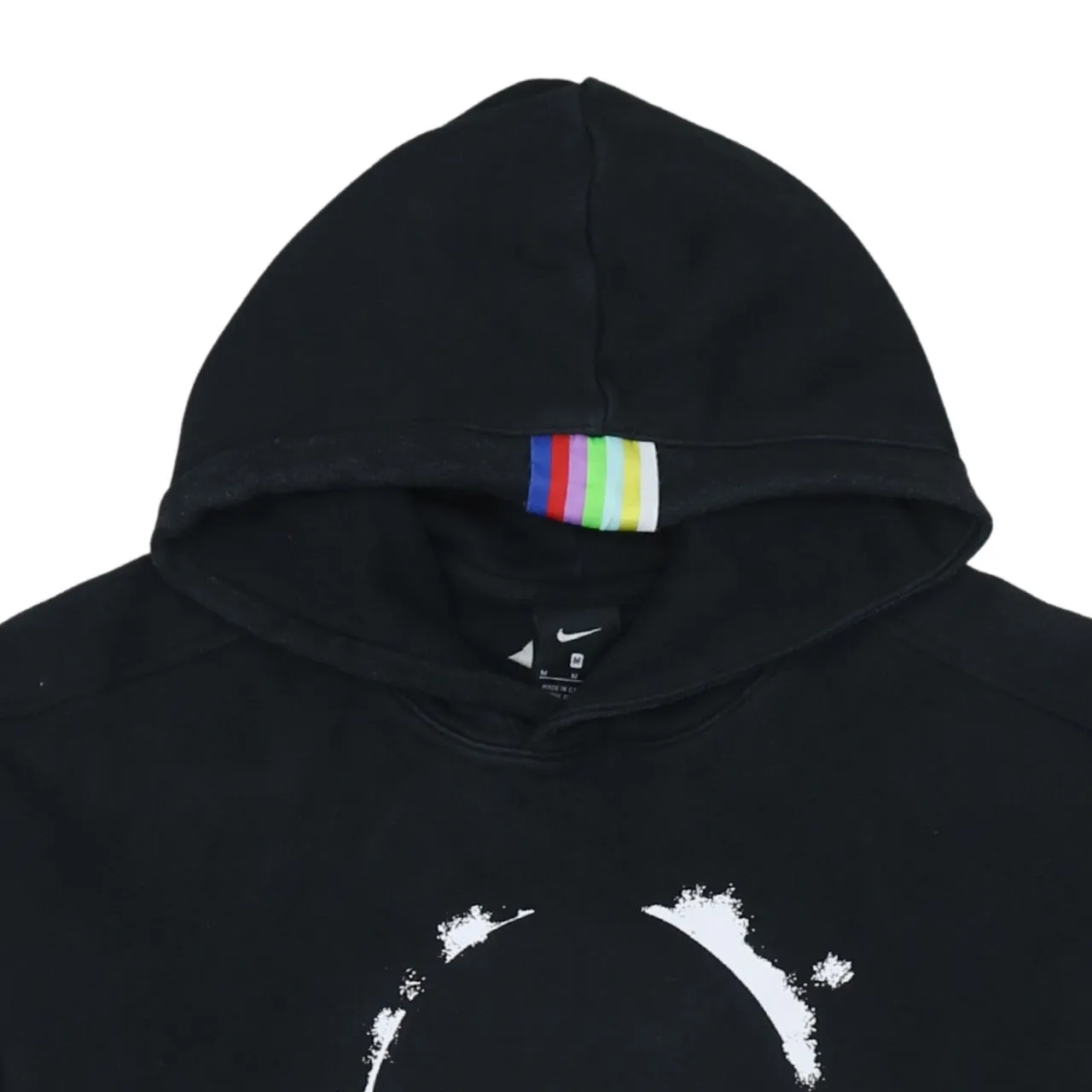 Nike 90's Swoosh Pullover Hoodie Medium Black sold by Vintage Club product image thumbnail 3