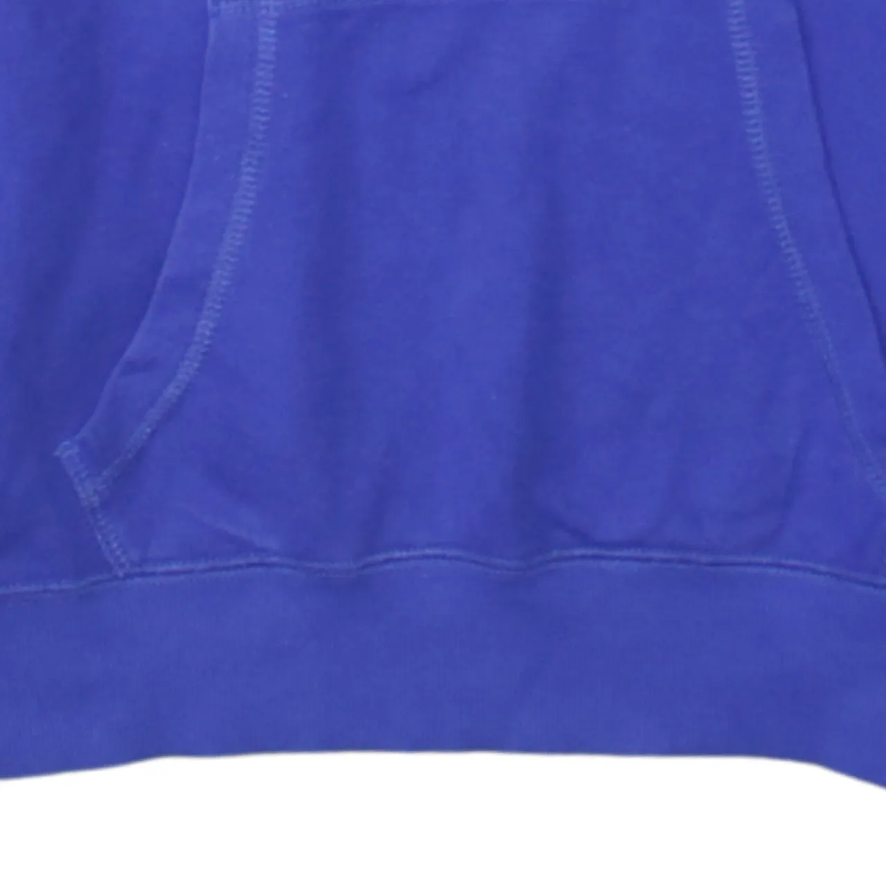Champion Royal Blue Hoodie Women's Medium Printed Chest Logo Front Pocket Pullover Sweatshirt sold by Vintage Club product image thumbnail 4