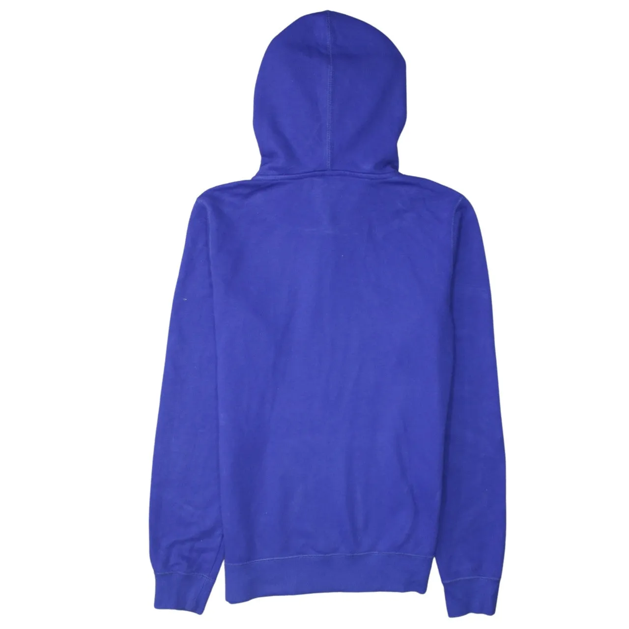 Champion Royal Blue Hoodie Women's Medium Printed Chest Logo Front Pocket Pullover Sweatshirt sold by Vintage Club product image thumbnail 2