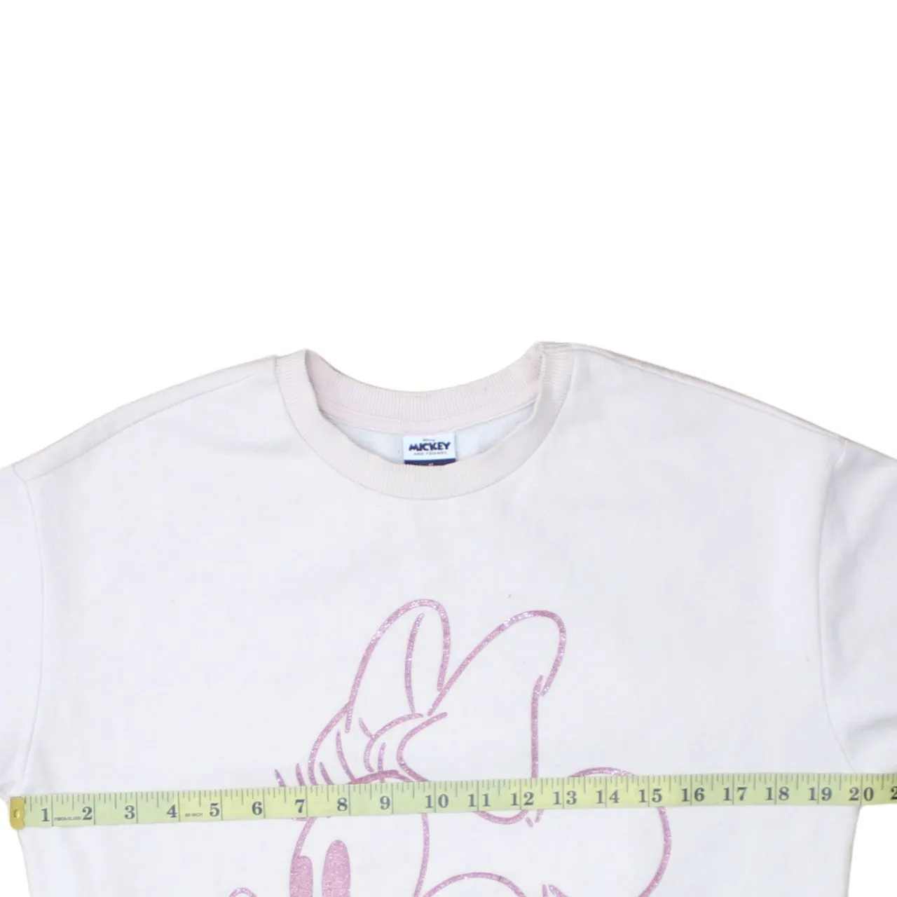 Disney 90's Minnie Mouse Crew Neck Sweatshirt Small Pink sold by Vintage Club product image thumbnail 5