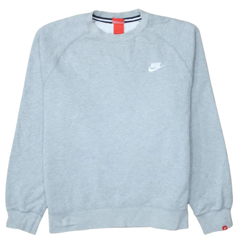 Nike 90's Swoosh Crew Neck Sweatshirt Large Grey sold by Vintage Club