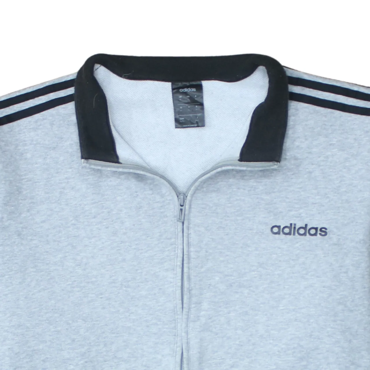 Adidas 90's Striped Sleeve Full Zip Up Sweatshirt XLarge Grey sold by Vintage Club product image thumbnail 3