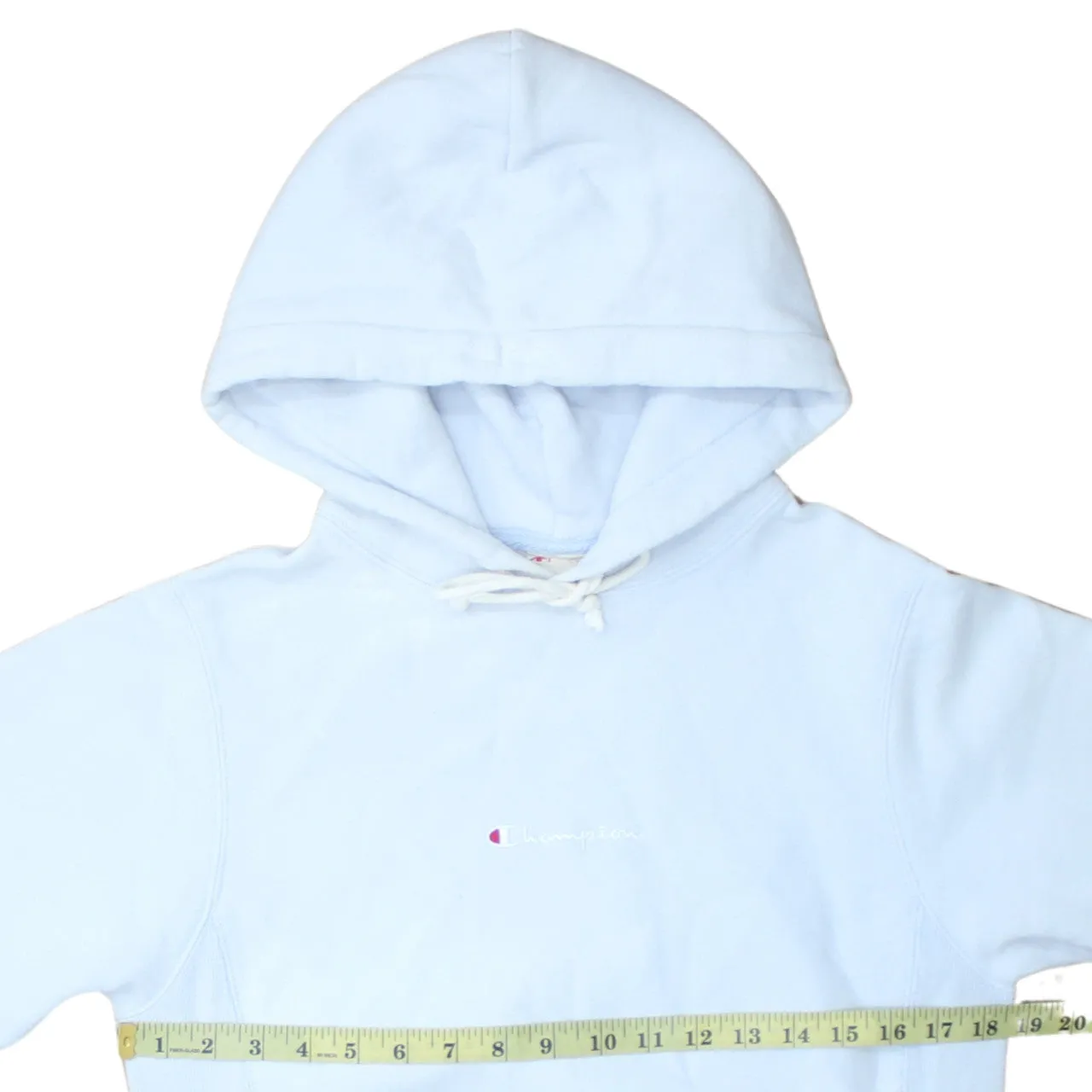 Champion 90's Drawstring Pockets Pullover Hoodie XSmall White sold by Vintage Club product image thumbnail 5