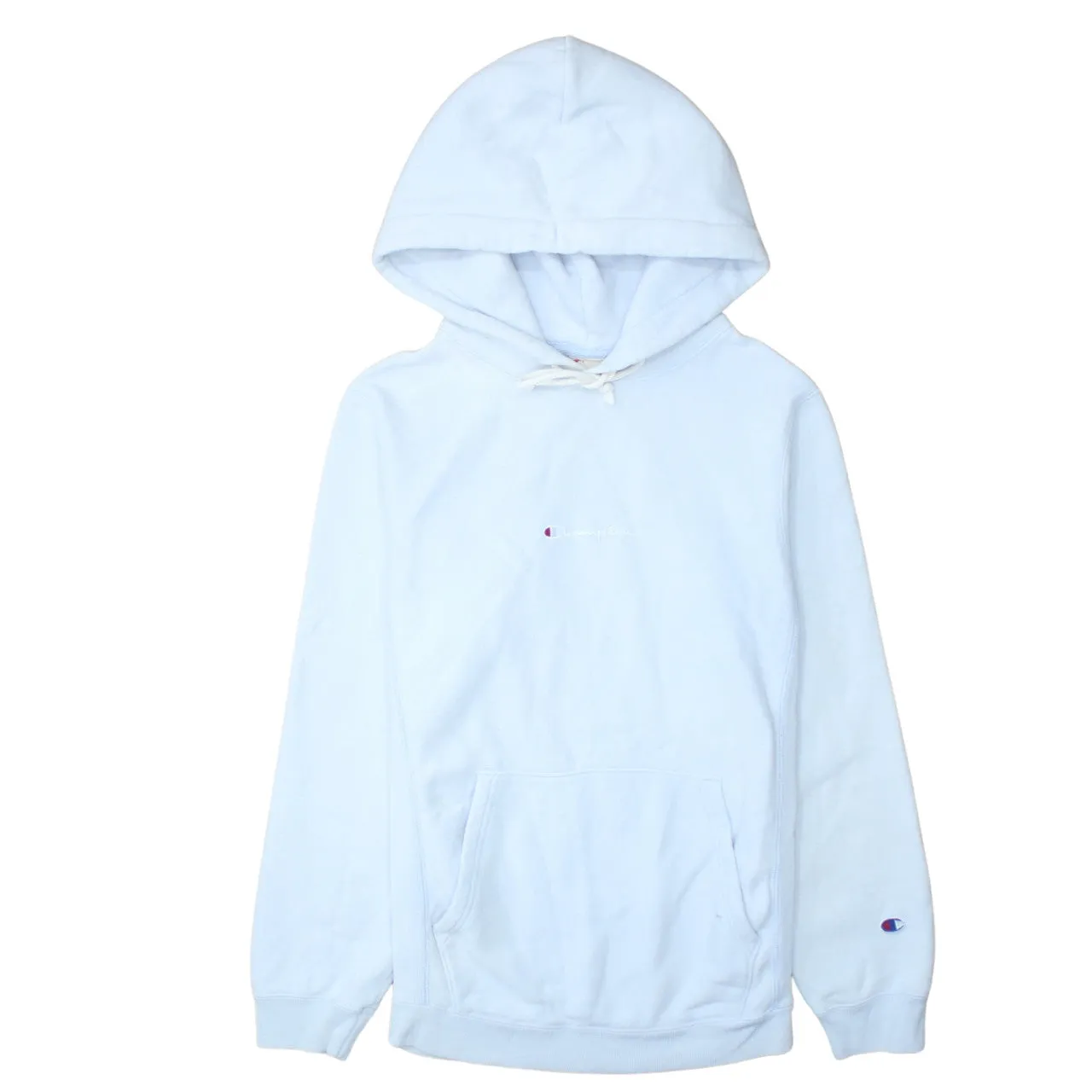 Champion 90's Drawstring Pockets Pullover Hoodie XSmall White sold by Vintage Club