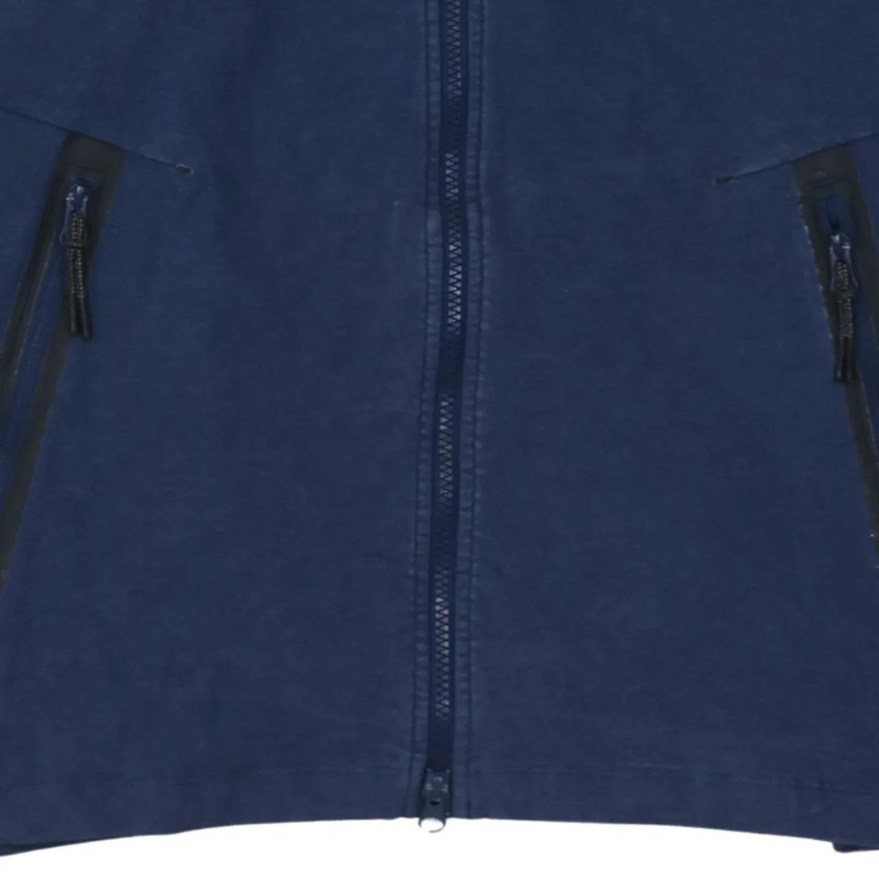 Nike 90's Swoosh Full Zip Up Hoodie Medium Navy Blue sold by Vintage Club product image thumbnail 4