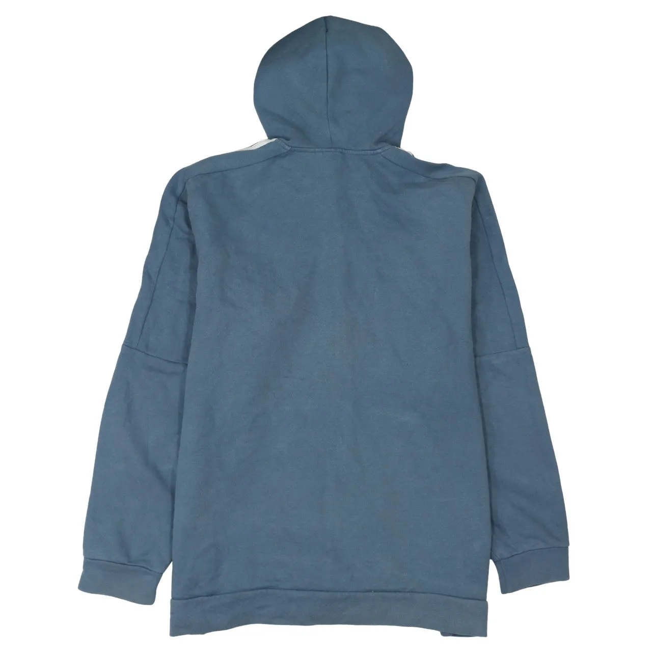 Adidas 90's Striped Sleeve Full Zip Up Hoodie XXLarge (2XL) Blue sold by Vintage Club product image thumbnail 2