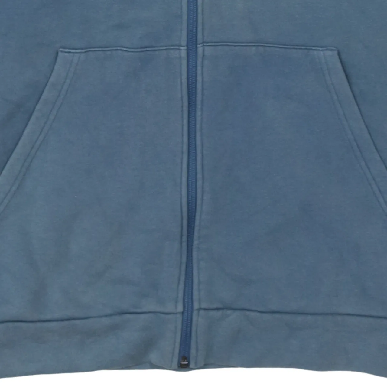 Adidas 90's Striped Sleeve Full Zip Up Hoodie XXLarge (2XL) Blue sold by Vintage Club product image thumbnail 4