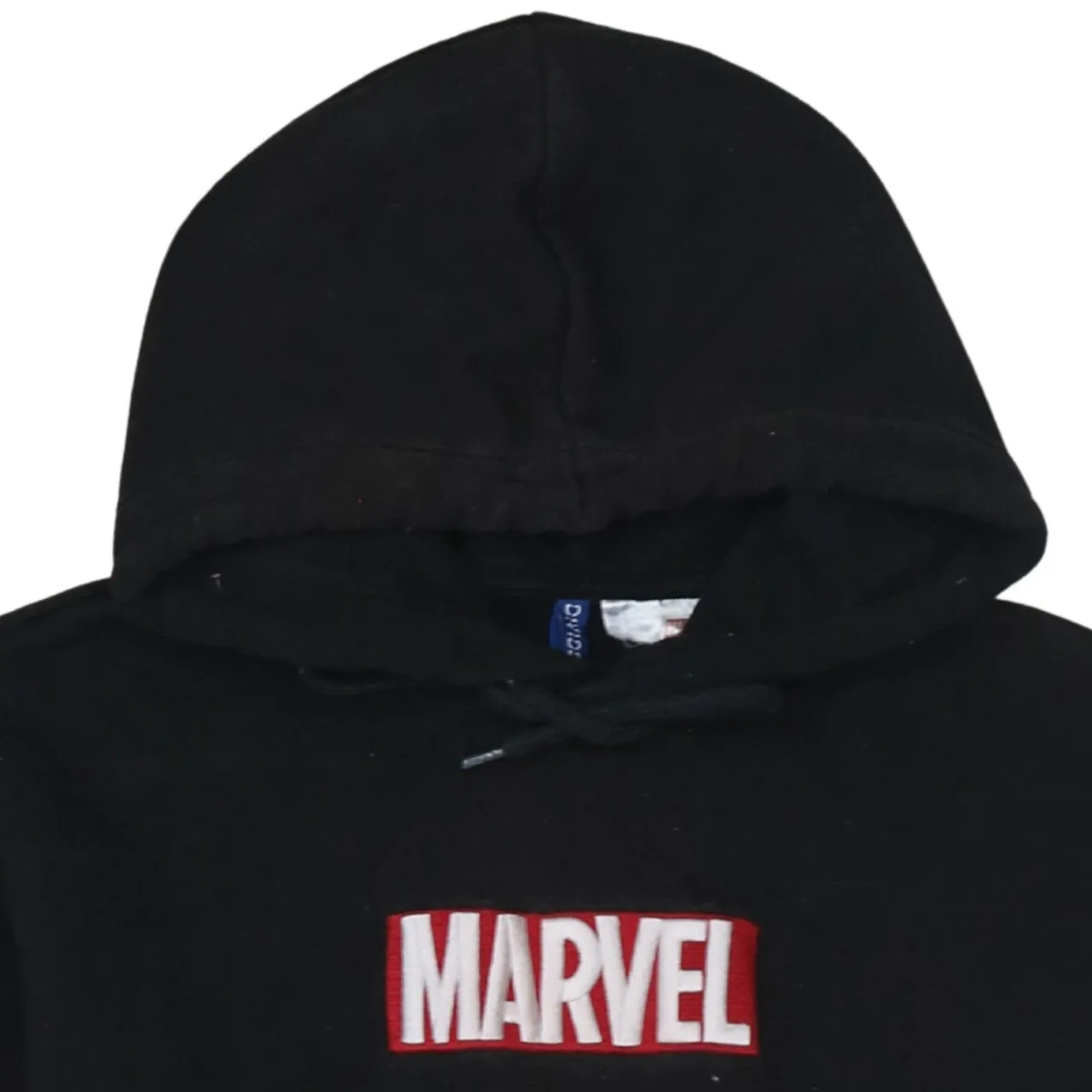 Marvel Black Hoodie Men's Small Printed Box Logo Front Pocket Pullover Sweatshirt sold by Vintage Club product image thumbnail 3
