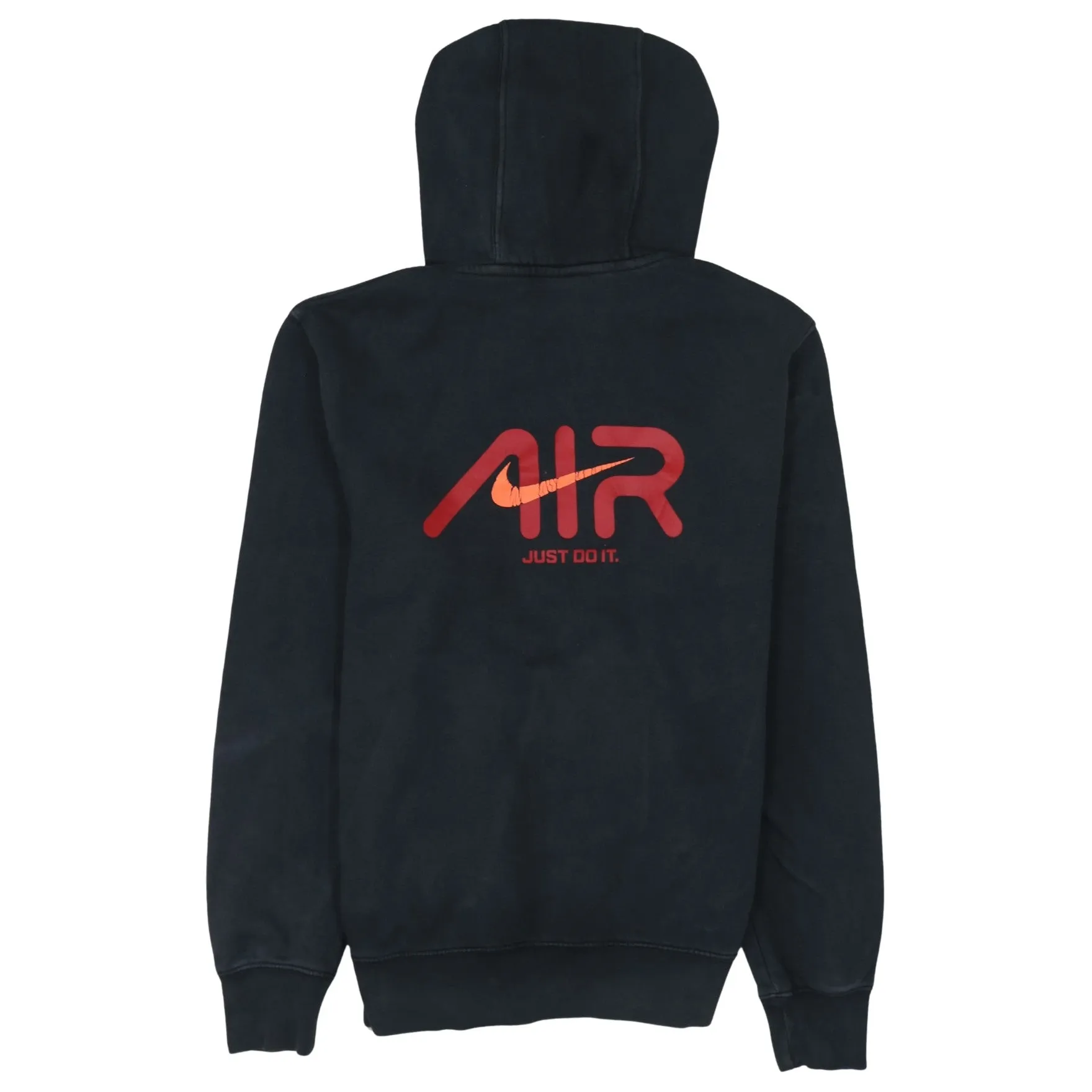 Nike 90's Center Middle Swoosh Pullover Hoodie XSmall Black sold by Vintage Club product image thumbnail 2