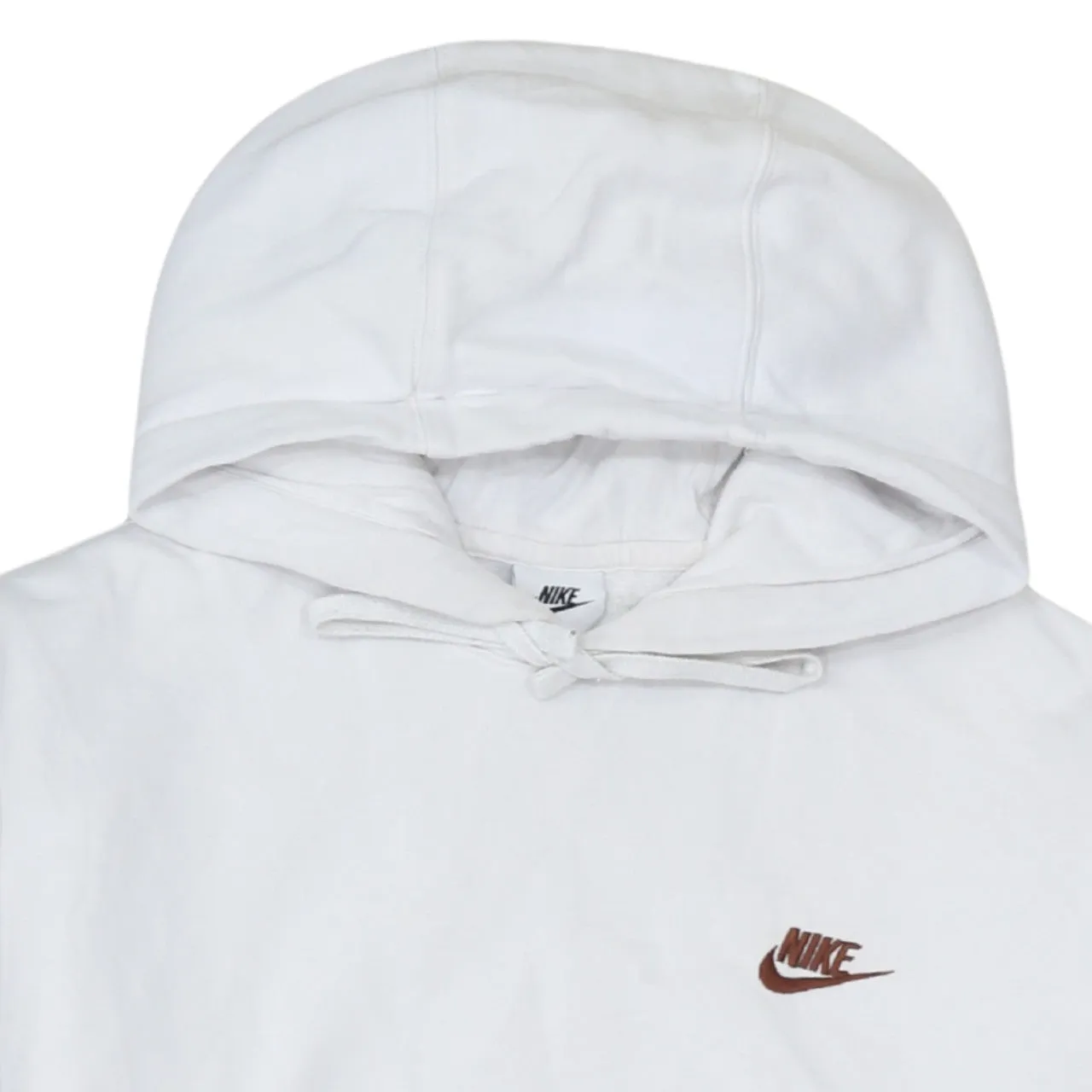 Nike 90's Swoosh Pullover Hoodie Medium White sold by Vintage Club product image thumbnail 3