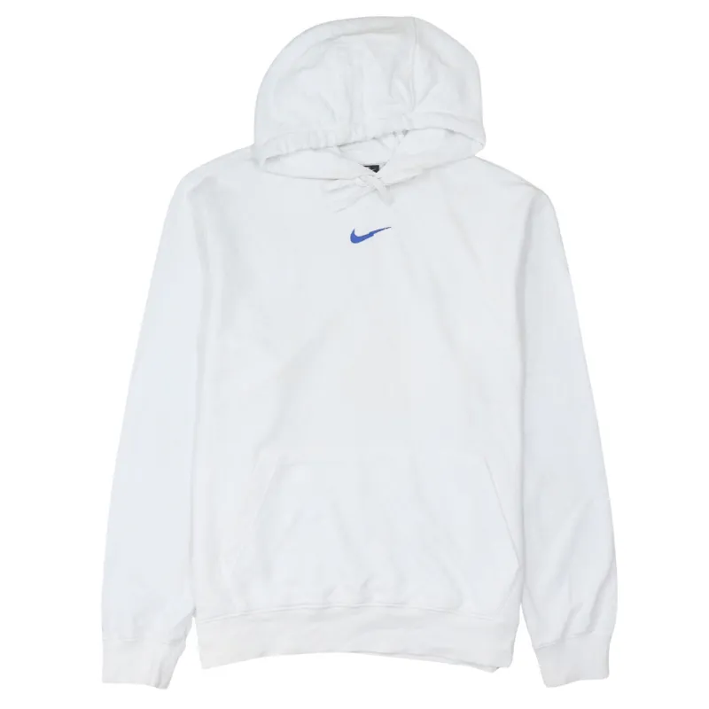 Nike 90's Center Middle Swoosh Pullover Hoodie Large White sold by Vintage Club