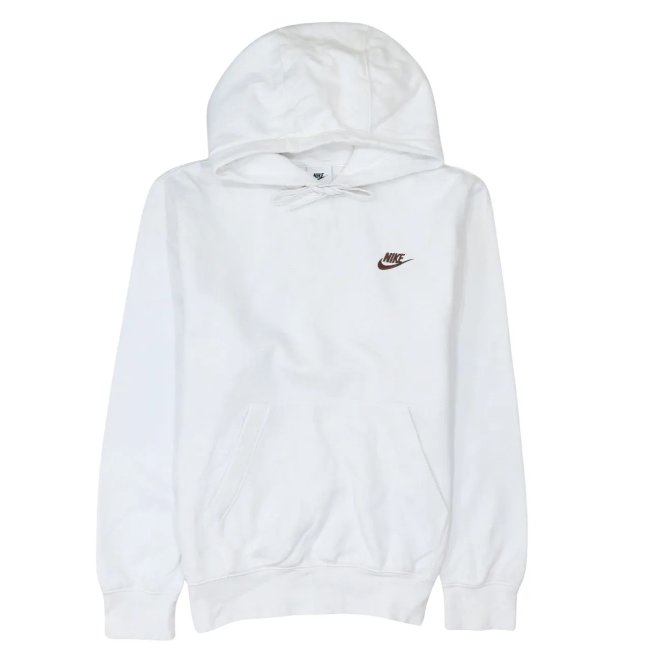 Nike 90's Swoosh Pullover Hoodie XSmall White sold by Vintage Club