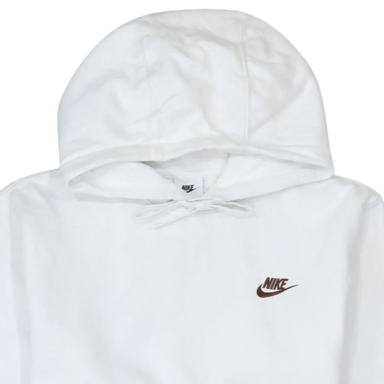 Nike 90's Swoosh Pullover Hoodie XSmall White sold by Vintage Club product image thumbnail 3