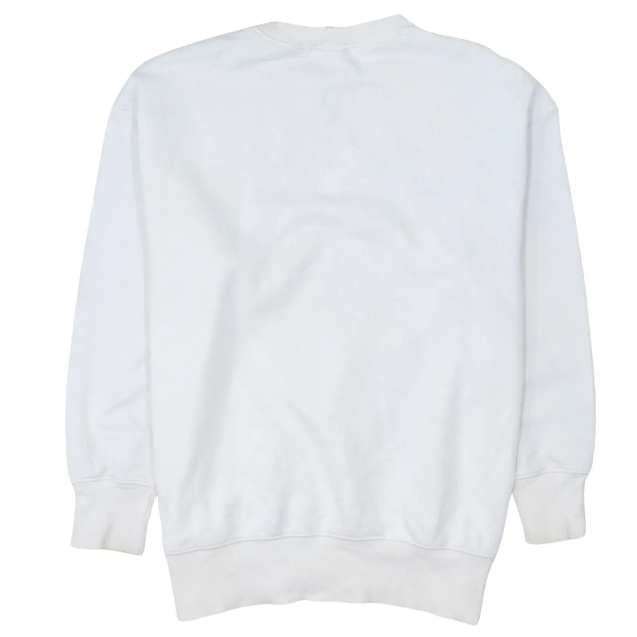 Nike 90's Center Middle Swoosh Crew Neck Sweatshirt Small White sold by Vintage Club product image thumbnail 2