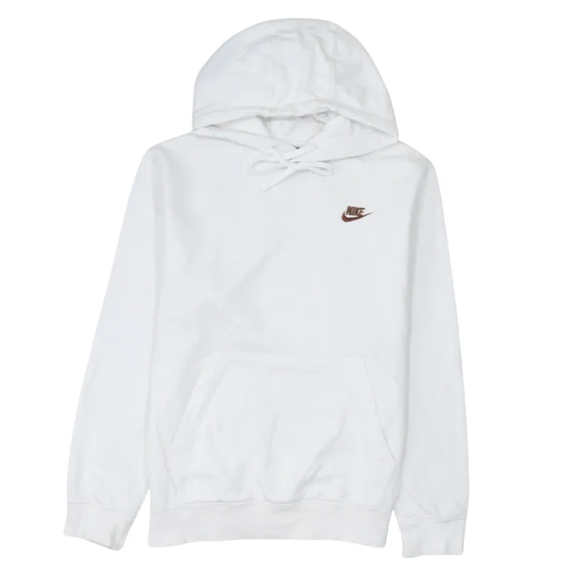 Nike 90's Swoosh Pullover Hoodie Small White sold by Vintage Club
