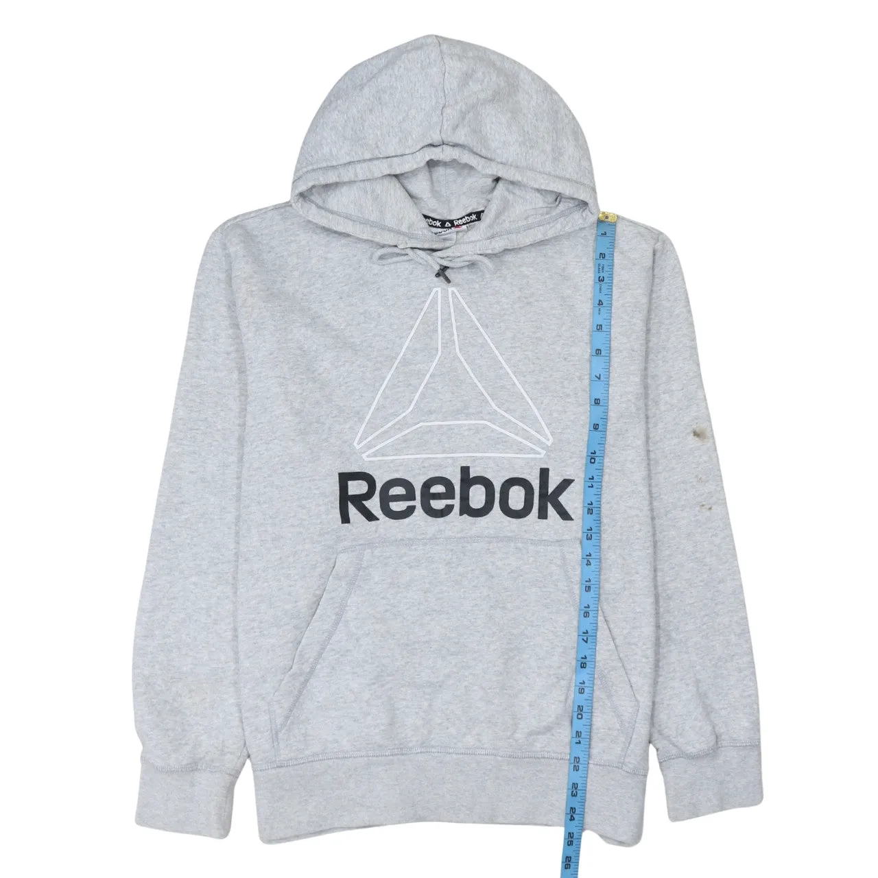 Reebok 90's Spellout Pullover Hoodie Medium Grey sold by Vintage Club product image thumbnail 5