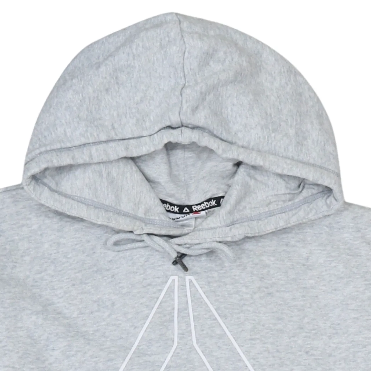 Reebok 90's Spellout Pullover Hoodie Medium Grey sold by Vintage Club product image thumbnail 3