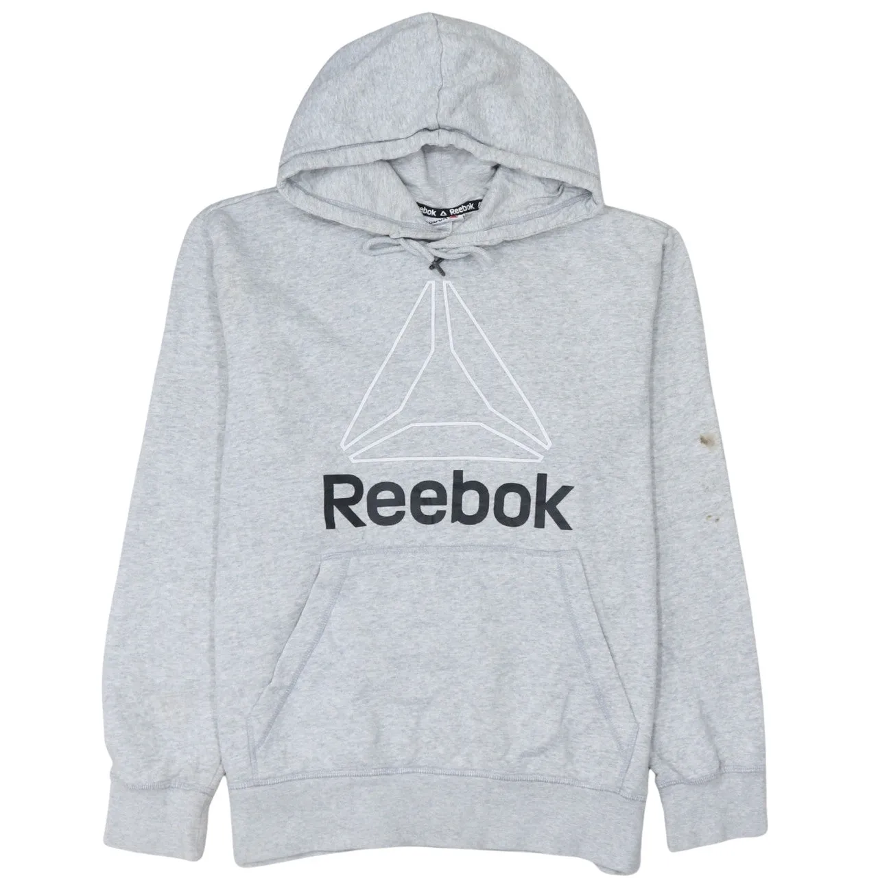 Reebok 90's Spellout Pullover Hoodie Medium Grey sold by Vintage Club