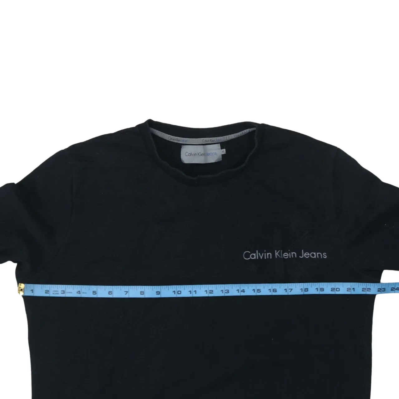 Calvin Klein 90's Lightweight Crew Neck Sweatshirt XLarge Black sold by Vintage Club product image thumbnail 5